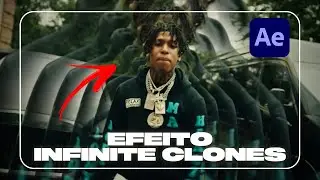 Efeito INFINITE CLONES no After effects
