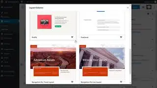 Making a new page from a Navigation Pro Layout
