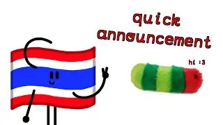 a very quick announcement (lazy)