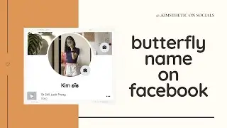 how to butterfly name on facebook (thai name)
