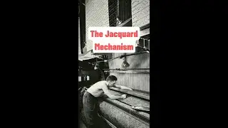 The Jacquard Mechanism #jacquardloom #shorts #machine #goot #punchcard #history #inventions