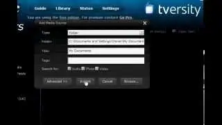 TVersity (The Easy To Use Media-Sharing Program)