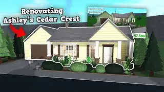 I Renovated AshleyTheUnicorn's Cedar Crest Prebuilt House in Bloxburg.