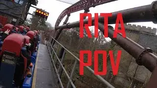 RITA Launch Rollercoaster Alton Towers theme park POV