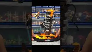 I Built The Star Wars Anakin & Obi-Wan Mustafar Battle in LEGO! ☄️ #LEGO #StarWars #shorts