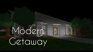 Bloxburg | Modern Getaway Speed Build | No Gamepasses! (18k)