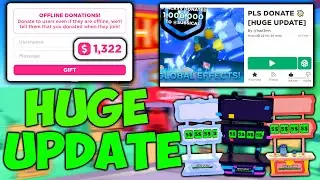 Pls Donate 💰 UPDATE (Gifting, 1M ROBUX Smite and MORE) 🤩