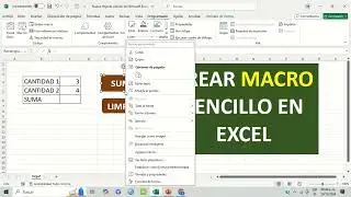 CREAR MACRO SENCILLO EN EXCEL