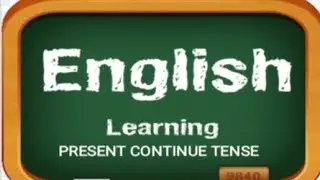 The structure/formula/usage and examples of Present continuous tense.