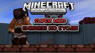 Mod  Titanes (Shingeki no Kyojin) para minecraft pe 0.13.1  (Link De Descarga En La Descripción)