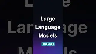 What are large language models? #llm #ai #machinelearning