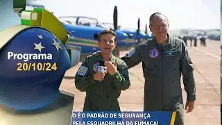 Veja com é o padrão de segurança adotado pela Esquadrilha da Fumaça