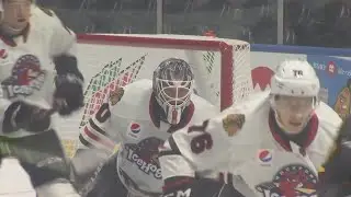 IceHogs goaltender Arvid Soderblom stepping up his game