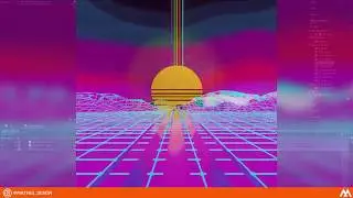 SYNTWAVE VJ LOOP // C4D x OCTANE x AE