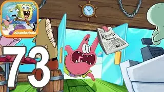 SpongeBob Patty Pursuit - The Case of the Missing SPONGE - Walkthrough Video Part 73 (iOS)