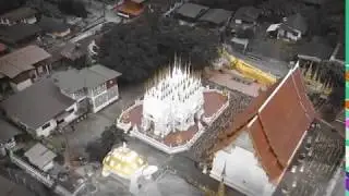 วัดพงษ์สุนันท์ จังหวัดแพร่ ภาพมุมสูง dji spark