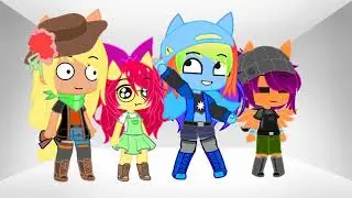 []DANCE FOR A WHILE[] FT. MLP LIL SISTERS AND BIG SISTERS [] MLP FIM GACHA CLUB SKIT[]