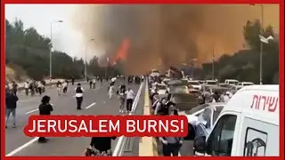 Israel’s LARGEST Wildfire: Chaos in the Jerusalem Hills, April 2025