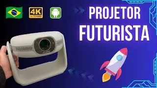 PROJETOR VEVSHAO A10 com ANDROID e SUPORTE 4K!