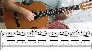 Eugene's Trick Bag - Crossroads | Classical Guitar Part with Tabs