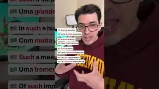 Você sabe usar a palavra SUCH em inglês?
