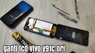 ganti lcd vivo y91c originale