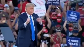 Donald Trump dancing to YMCA at rally