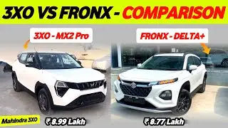 Mahindra 3XO MX2 Pro vs Fronx Delta Plus - Comparison | Mahindra 3XO Vs Fronx Comparison