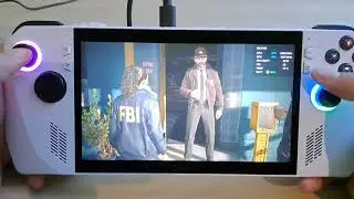 Asus ROG Ally / Alan Wake 2 Gameplay / 720p