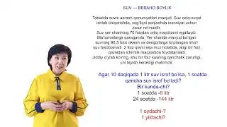 Bir kunda qancha suv ichishingizni bilasizmi