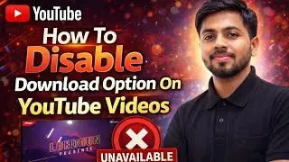 🤔How to disable download option on YouTube video|Youtube video download option ko chupay|Techno S.P.