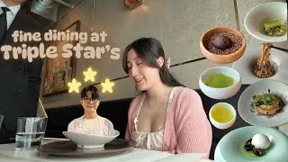 reviewing Triple Star’s fine dining restaurant: Trid! 🍽️  (culinary class wars)