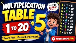 Table of 2 to 20 | multiplication table of 2 to 20 | rhythmic table of two to twenty | Reekhitable