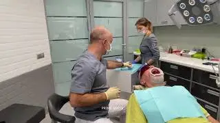Как устанавливают циркониевые коронки на импланты