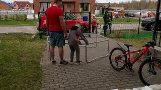Сборка шестиугольного батута DOMYOS