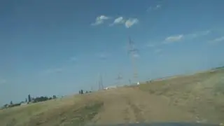 По дороге в Полековское)