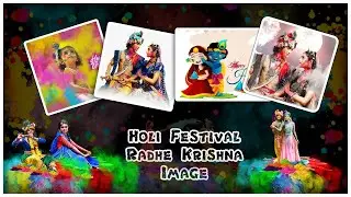 Holi Festival Radhe Krishna Image || HK Editing ||