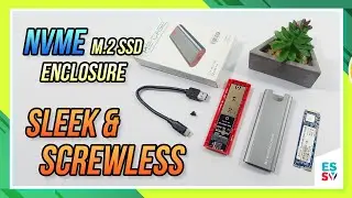 Sleek & Screwless M.2 Enclosure (NVME)