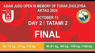 Aktau Asian Open Cup in memory of Turar Zholdybayev 2024 | Tatami 2 DAY 2 | FINAL