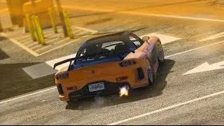 GTA V | Mazda RX7 VeilSlide ( HAN'S RX7 DRIFT MONTAGE )
