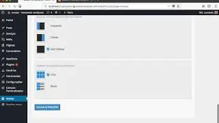 Customização utilizando Settings API do Wordpress - 