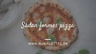 Sådan formes pizzadejen til en luftig pizza