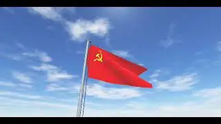 Флаг и гимн Коммунистической России (с 1 октября 2022 года)