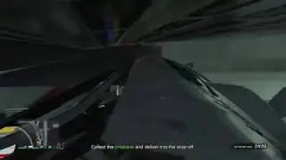 Flying a Deluxo in the tunnels [GTA Online]