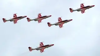 4Kᵁᴴᴰ Aerobatic Team WHITE & RED SPARKS (Biało-Czerwone Iskry) - 6x PZL TS-11 Iskra - Full Display