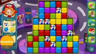Toy Blast 229 Beach Ball Bricks Colored Cubes