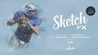 Sketch FX - photo effect plugin for Photoshop from CC-2014 and newer