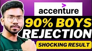 Accenture Shocking Result 😱| 90% Boys are Rejected😡 | Female Hiring Exposed !