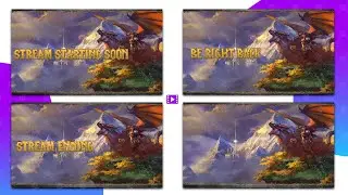 🐉🎞️WORLD OF WARCRAFT DRAGONFLIGHT - ANIMATED INTERMISSION SCREENS N°2