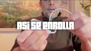 Como ENROLLAR correctamente el cable cargador del iPhone, iPad, Laptop, MacBook Pro y audífonos